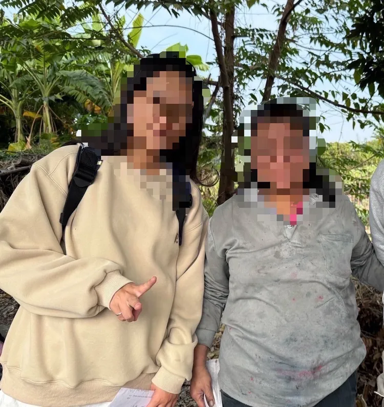 小忻與生母整整失聯31年，總算在鄭嘉德協助下，趕在農曆春節前相見。警方提供