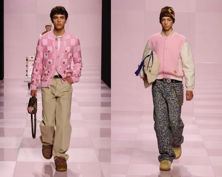 LV 2025秋冬男裝。品牌提供