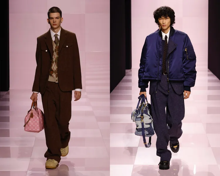 LV 2025秋冬男裝。品牌提供