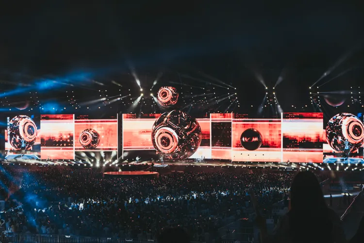 五月天5525《回到那一天》巡演打造極致感光體驗。圖／相信音樂提供