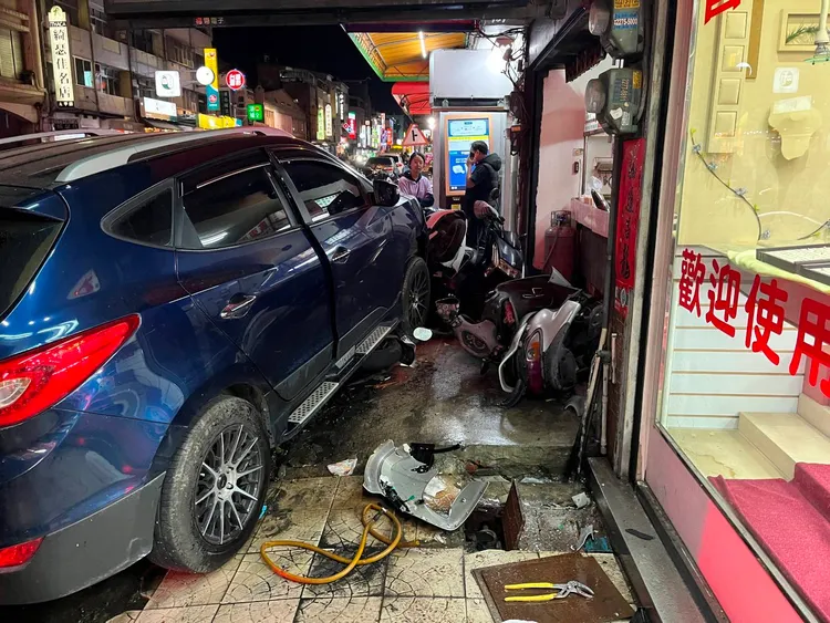 詹姓少年被撞傷，怒控對方殺人未遂。民眾提供