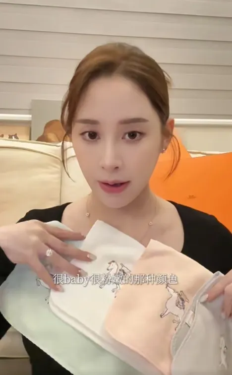 愛馬仕毛巾組。翻攝歐陽妮妮小紅書