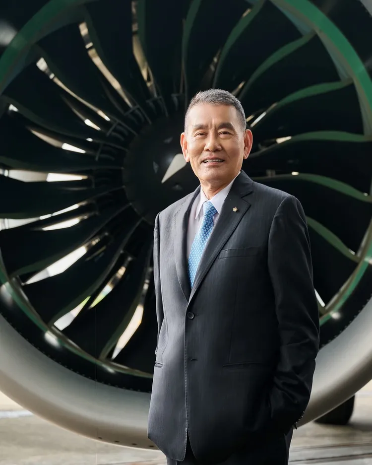 華航董事長謝世謙今上午驚傳疑似心肌梗塞猝逝。圖／摘自臉書