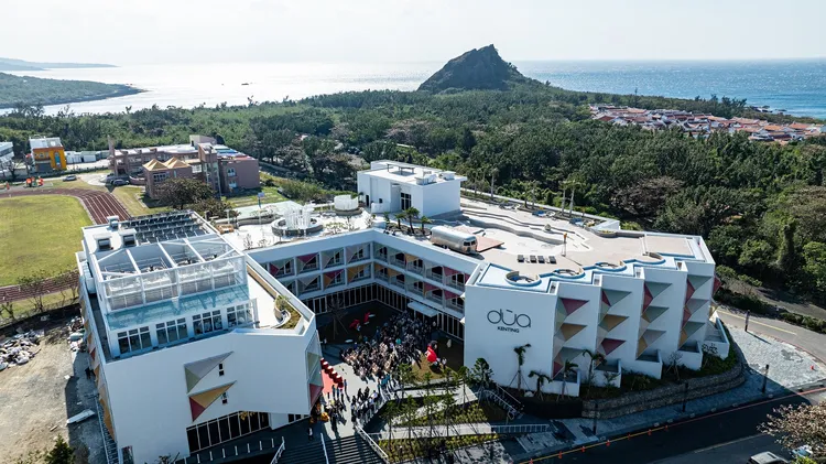 「Hotel dùa Kenting」21日開幕試營運。縣府提供