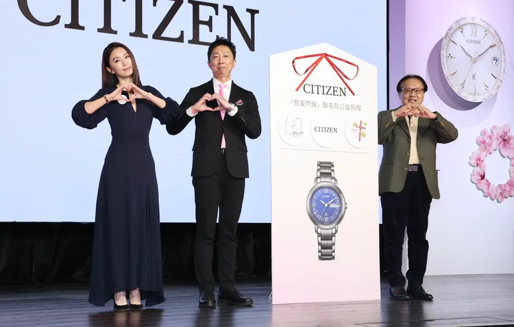 田馥甄（左）今出席代言手表品牌新品發布記者會。莊宗達攝