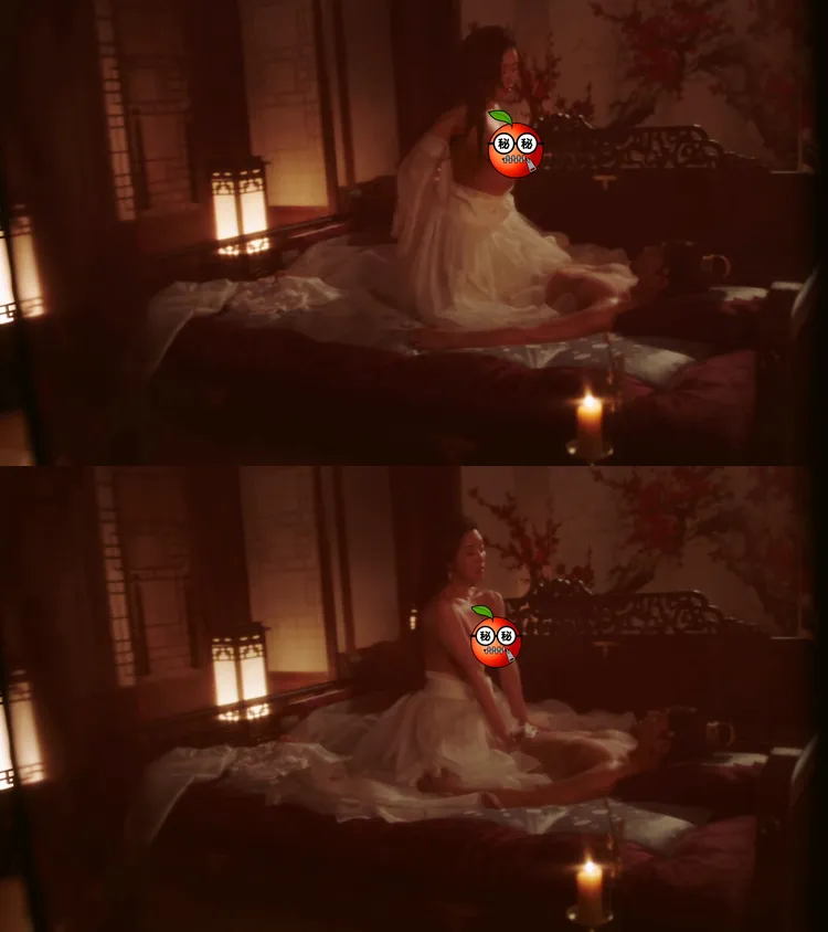 車珠英行房時脫去上衣，露出傲人雙峰。翻攝愛奇藝國際站