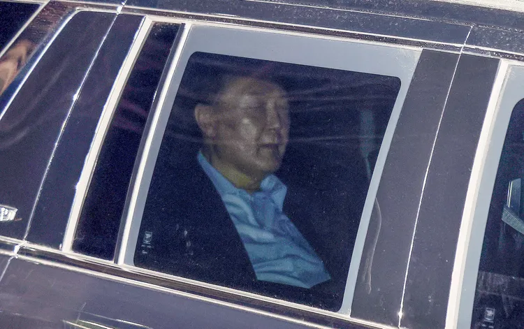 韓國總統尹錫悅遭到逮捕。資料照片