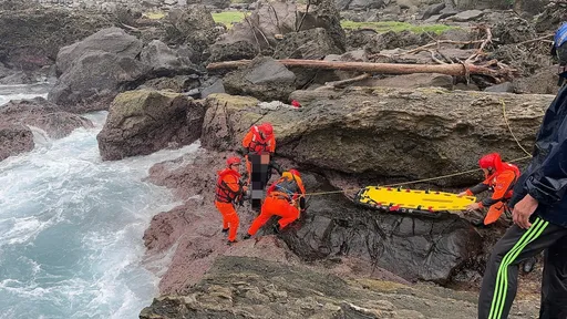 台東男花蓮石梯坪撿海菜遭浪捲走　救起送醫不治