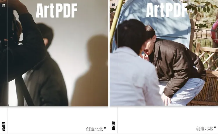 鄧倫賣雜誌不露正面。翻攝無糖咖啡奶蓋微博