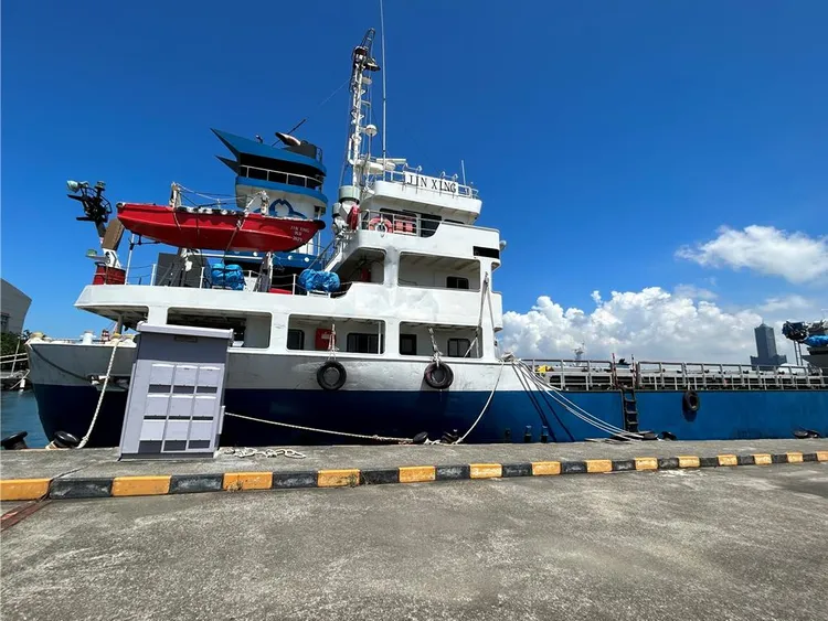 被用來運毒的「金星輪」去年10月以666萬元拍出。行政執行署高雄分署提供