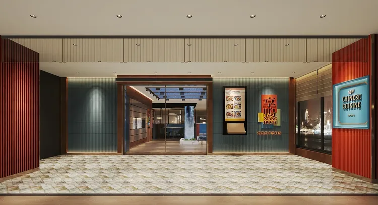 「享鴨 烤鴨與中華料理」桃園同德店煥新店裝。業者提供