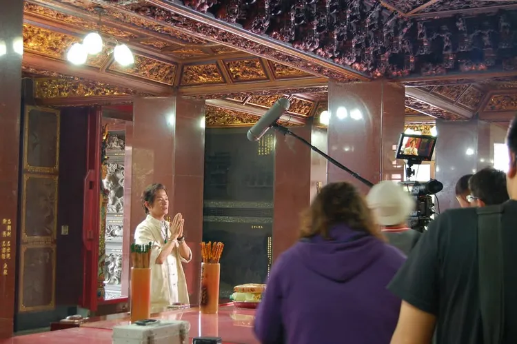 林明遠是大愛劇場的製作人、編劇，為大愛製作不少戲劇。翻攝自林明遠臉書