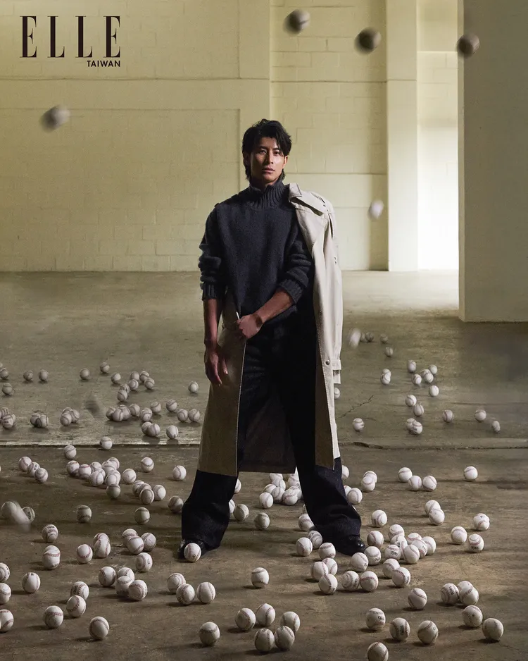 陳傑憲拍攝《ELLE》封面。《ELLE》國際中文版提供