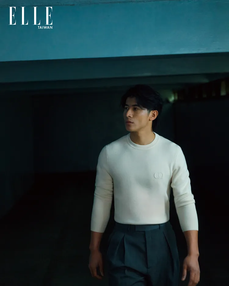 陳傑憲拍攝《ELLE》封面。《ELLE》國際中文版提供