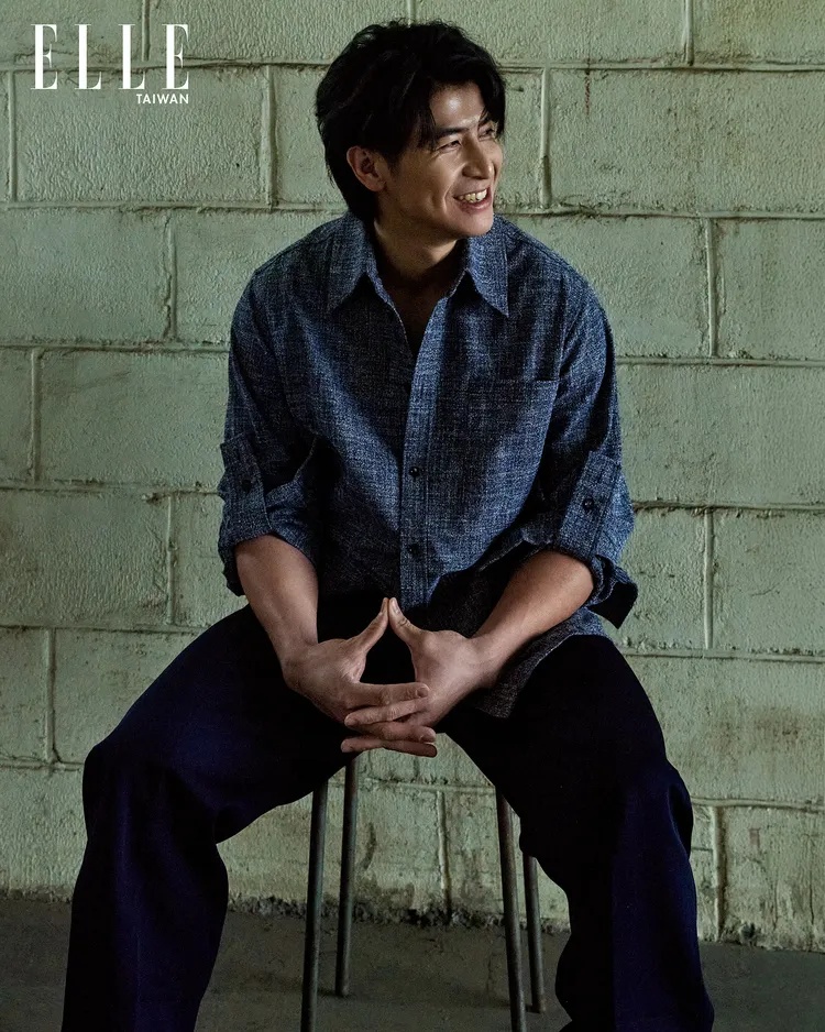 陳傑憲拍攝《ELLE》封面。《ELLE》國際中文版提供