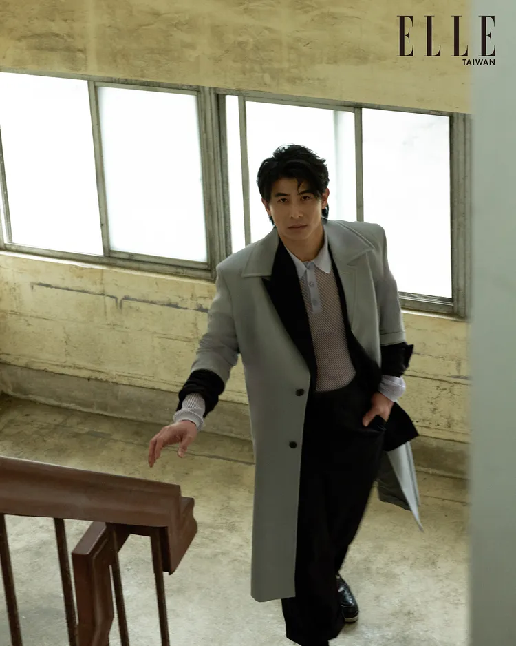 陳傑憲拍攝《ELLE》封面。《ELLE》國際中文版提供