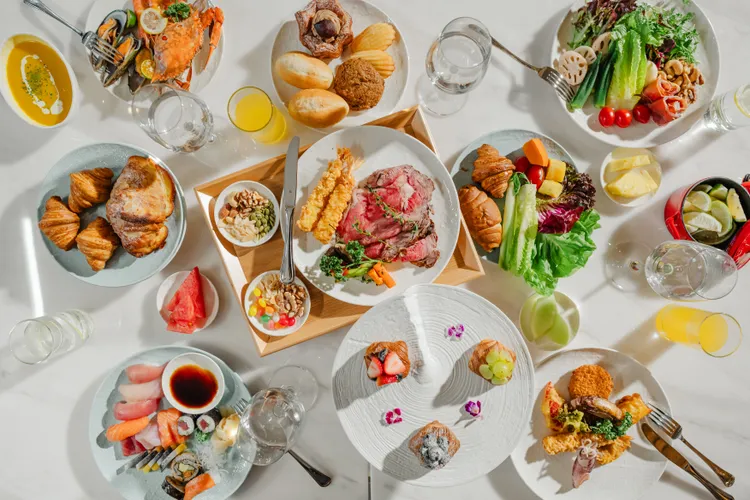 SERENA全日餐廳菜色。高雄日航酒店提供