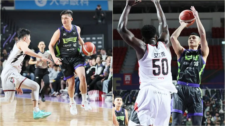 盧冠軒（左）與蔡宸綱（右）也是新竹攻城獅得分表現優秀的球員。TPBL提供