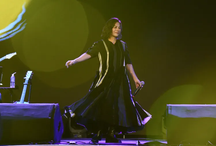 江美琪發生意外後，美聲依舊如昔。彭欣偉攝