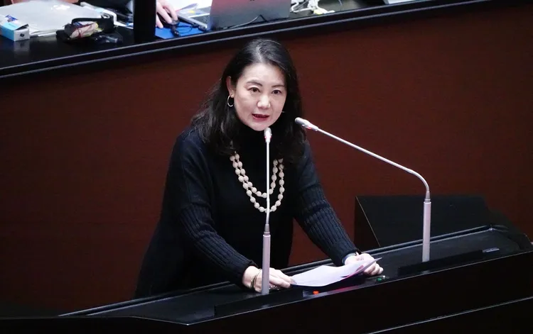 吳思瑤強調，藍白的修法，就是造成公務人員之間的差別對待。記者莊宗達攝