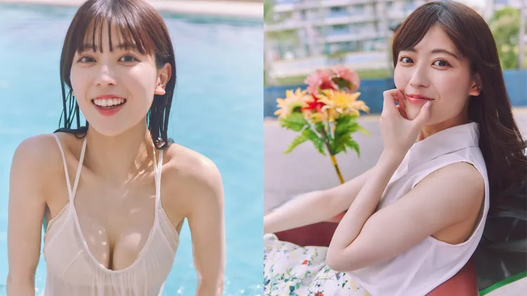 乃木坂46成員岩本蓮加。翻攝自X_@renka_1stphoto