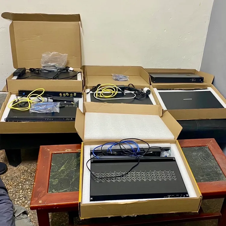 雲林機房證物。警方提供