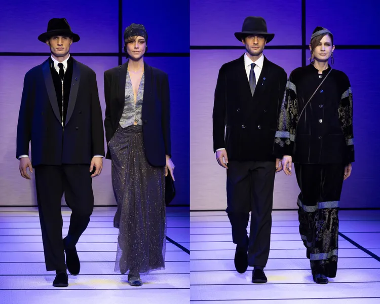 Giorgio Armani 2025秋冬男裝。品牌提供