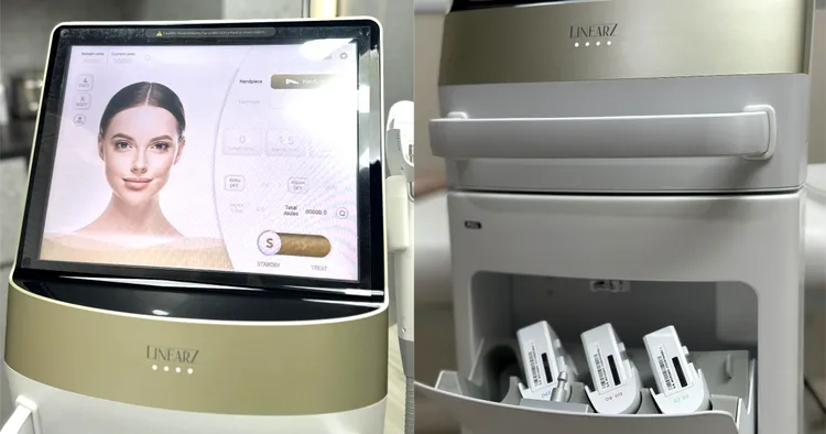 「Z音波」能量速度快，痛感極低，多種探頭能針對各種不同的問題作改善，成為最近超火的抗老療程。