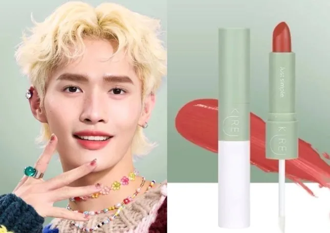 鍾明軒是許多愛美人士心中的保養時尚指標，代言的品牌KIREI，推新品「持色水感｡柔霧雙頭唇膏」，被網友稱為冬日唇部保養神器。