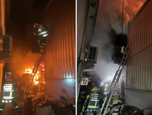 台中沙鹿透天厝惡火救出5人 阿公及小外孫受困2樓雙亡