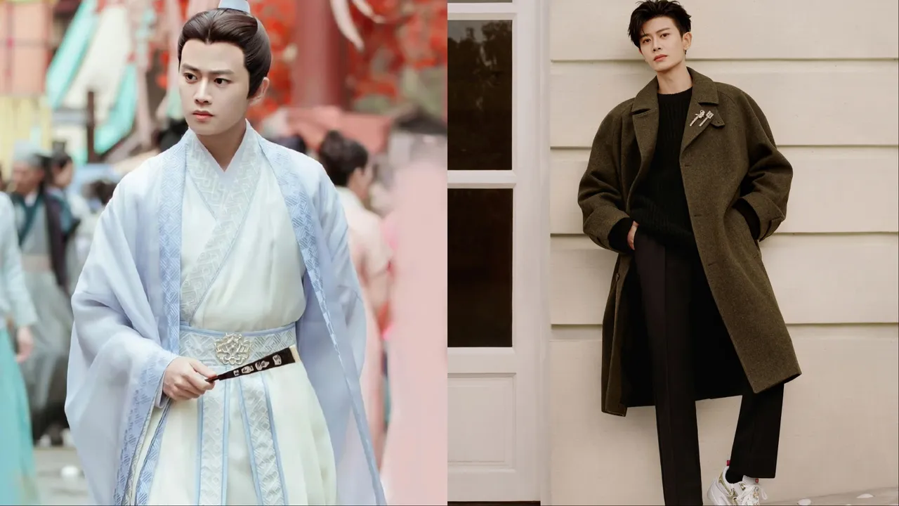 任嘉倫古裝、現代裝都很適合。左圖翻攝微博、右圖品牌提供