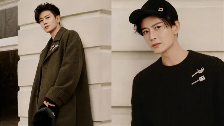 任嘉倫即便換成現代裝照樣迷倒一片粉絲。翻攝任嘉倫工作室微博