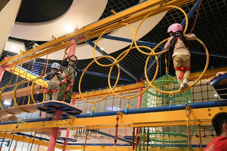 麗寶「追風奇幻島」適合小孩放電。麗寶提供