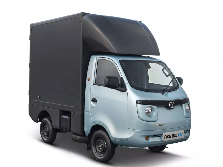 Tata Ace Pro這輛小巧的輕型商用車，是專為城市「最後一公里配送」而設計，並也提供時下趨勢的純電動力。原廠照片