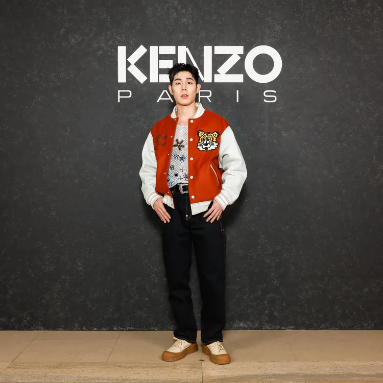 詹懷雲現身KENZO 2025秋冬男裝大秀。品牌提供