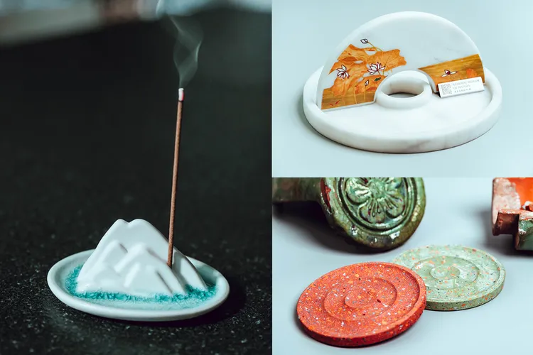 廢棄建材結合館藏圖像，轉化為文創商品。國立歷史博物館提供