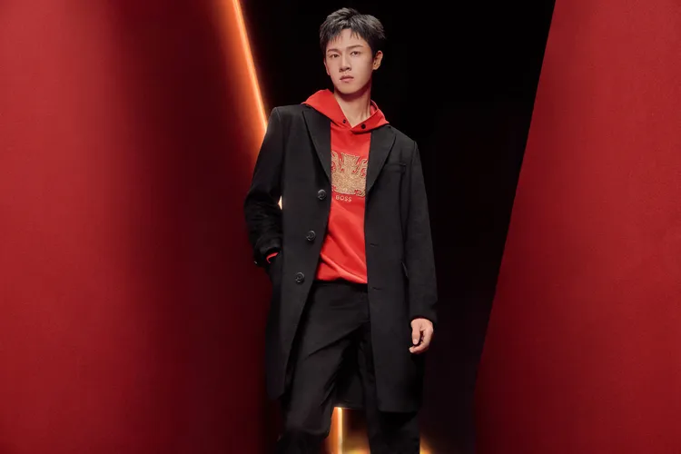 李昀銳演繹BOSS新春造型。品牌提供