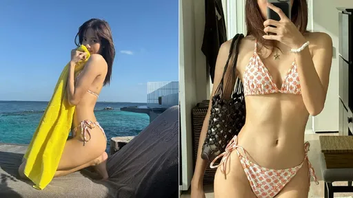 Lisa穿比基尼1天吸872萬個讚　辣秀零贅肉完美胴體