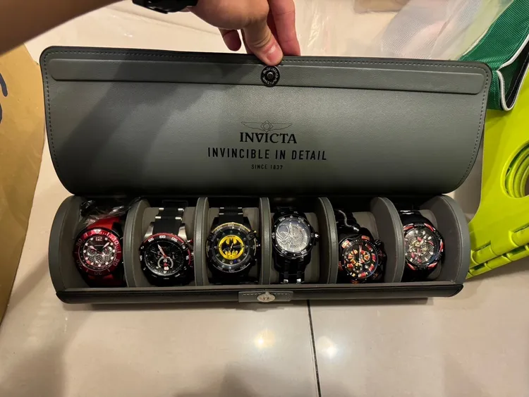 檢調查扣名錶。桃園地檢署提供