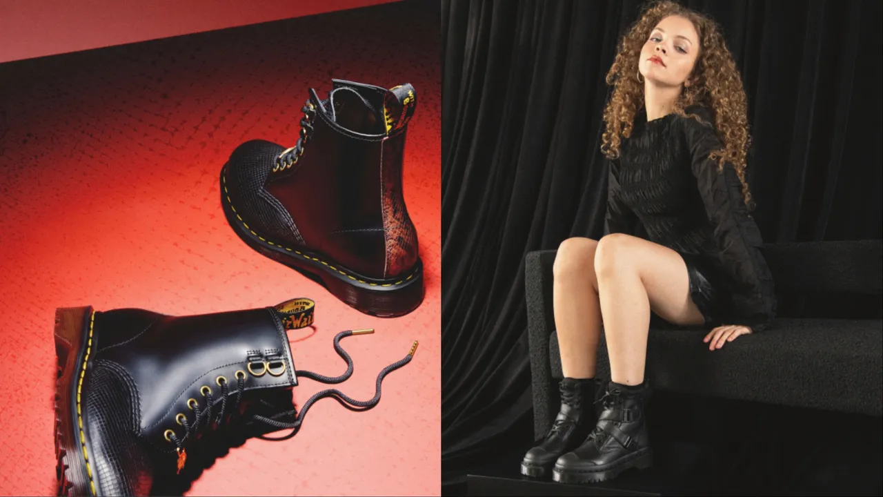 Dr. Martens推出蛇年系列新品。品牌提供