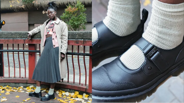 「BEX TECH系列」的INDICA娃娃鞋以甜美圓潤鞋頭平衡厚底的個性氣息。品牌提供