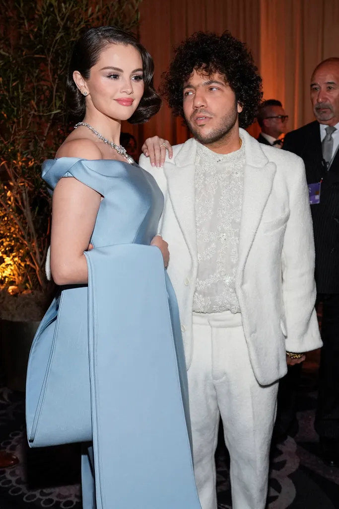 入圍最佳女配角的Selena Gomez（左）。美聯社