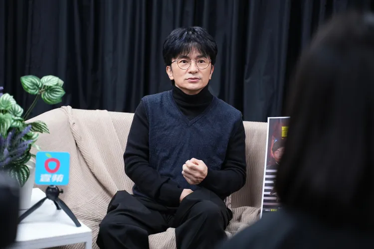 唐從聖談舞台劇。彭欣偉攝