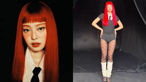 Jennie顶红发搭三角热裤超辣!新专辑演出收入捐洛杉矶大火重建