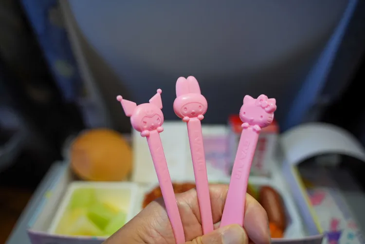 三麗鷗明星餐具。田欣雲攝影