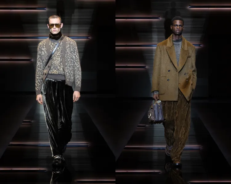 Emporio Armani 2025秋冬男裝。品牌提供