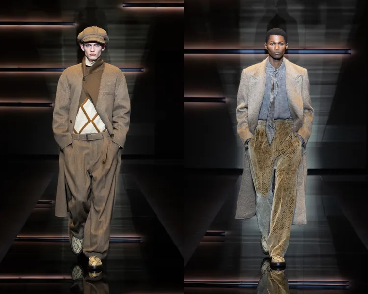 Emporio Armani 2025秋冬男裝。品牌提供