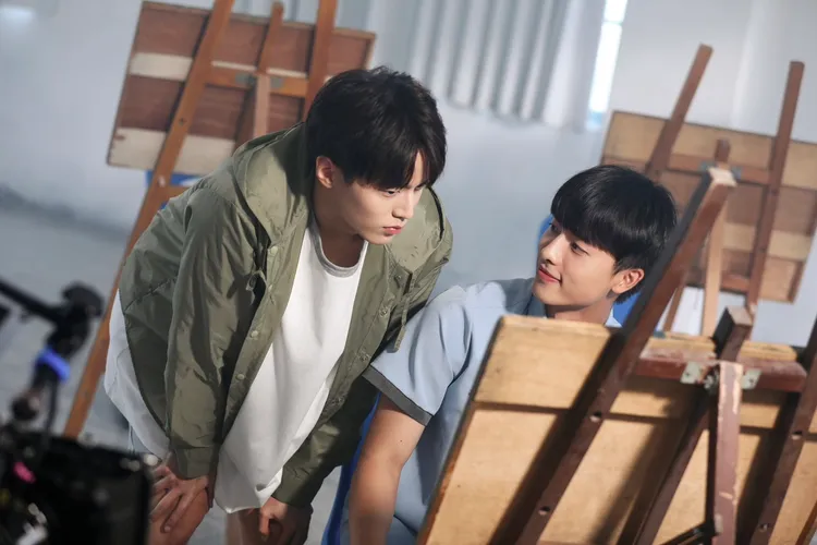 徐謀俊和簡楨庭戲裡的戀情發酵中。達騰娛樂提供