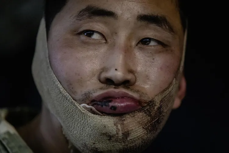 北韓軍人從小被灌輸的觀念是「要為最高領袖金正恩犧牲一切」。翻攝X@Volodymyr Zelenskyy