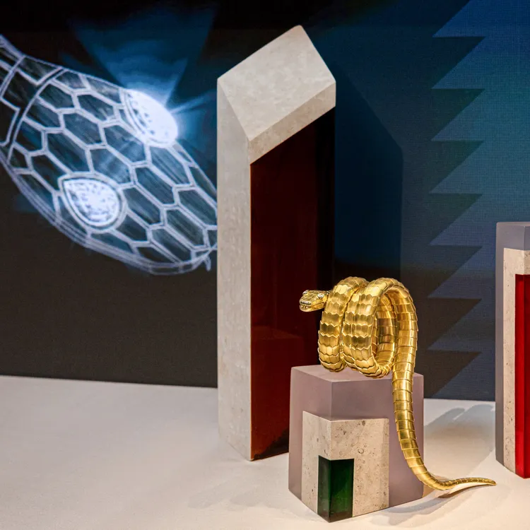 寶格麗在農曆蛇年到來前，在上海盛大舉辦Serpenti Infinito藝術展。品牌提供